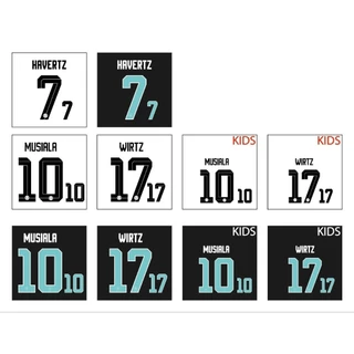 WORLD CUP 2026 National team เฟล็กซ์รีดเสื้อ เบอร์รีดเสื้อ ชื่อพร้อมเบอร์ ทีมชาติ 2026