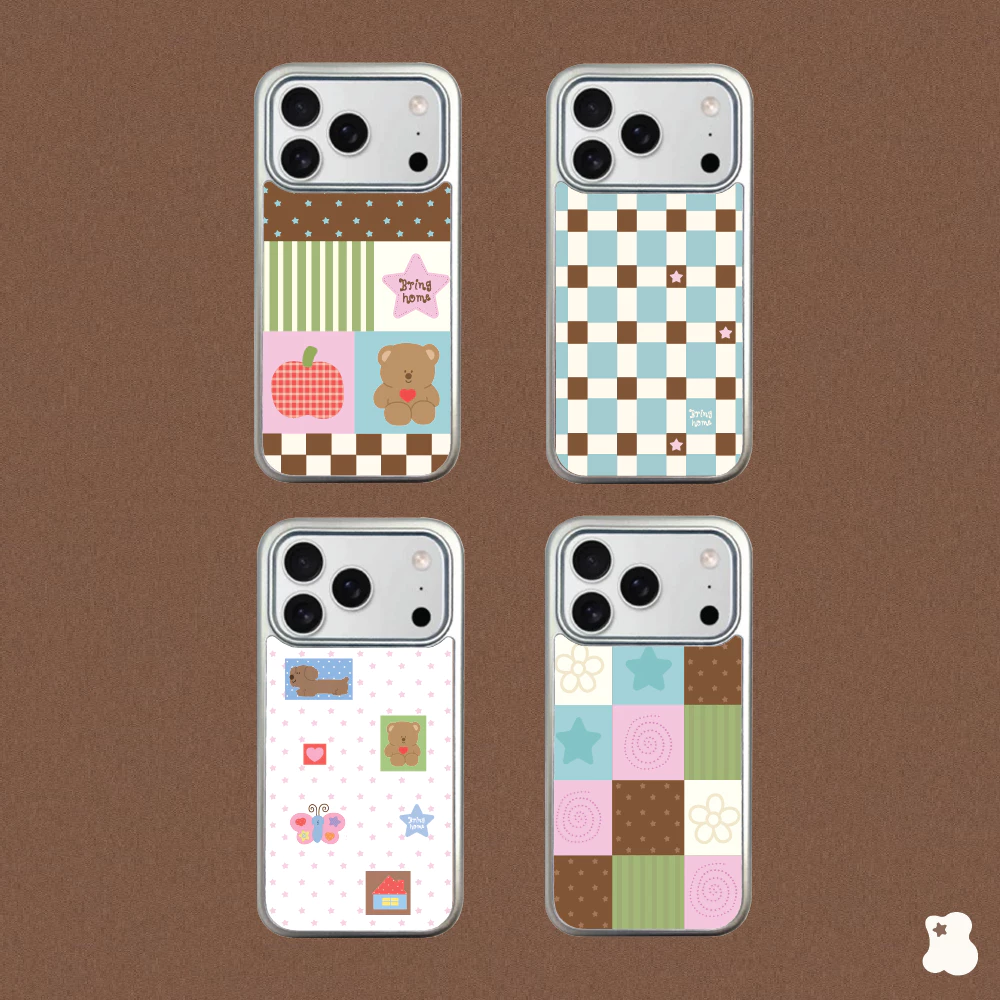 Bringhome Silver Phone case Magnetic เคสโทรศัพท์ แม่เหล็ก