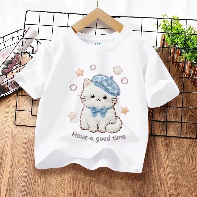 ็H1466เสื้อยืดเด็กแขนสั่ง.ผ้านุ่นใส่สบายทั้งเด็กชายกับเด็กหญิง