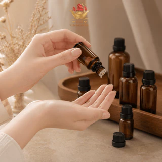 ขวดอโรม่า 5/10/15/20/30/50/100ml ขวดแก้วสีชาพร้อมหัวหยด สำหรับน้ำมันหอมระเหย เซรั่ม น้ำหอม