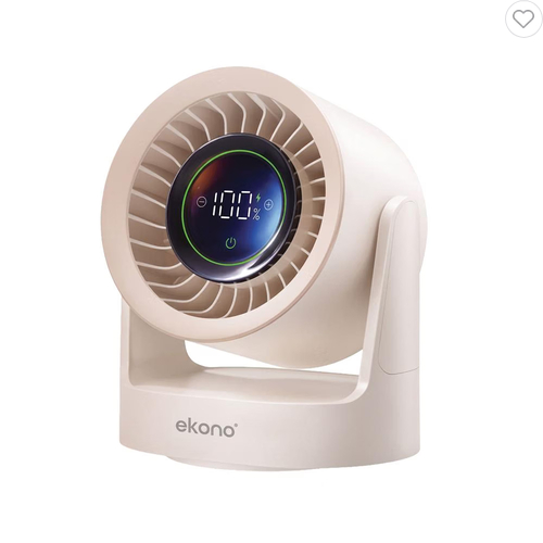 พัดลมพกพา 5 นิ้ว EKONO EK-PTB18CM สีครีม