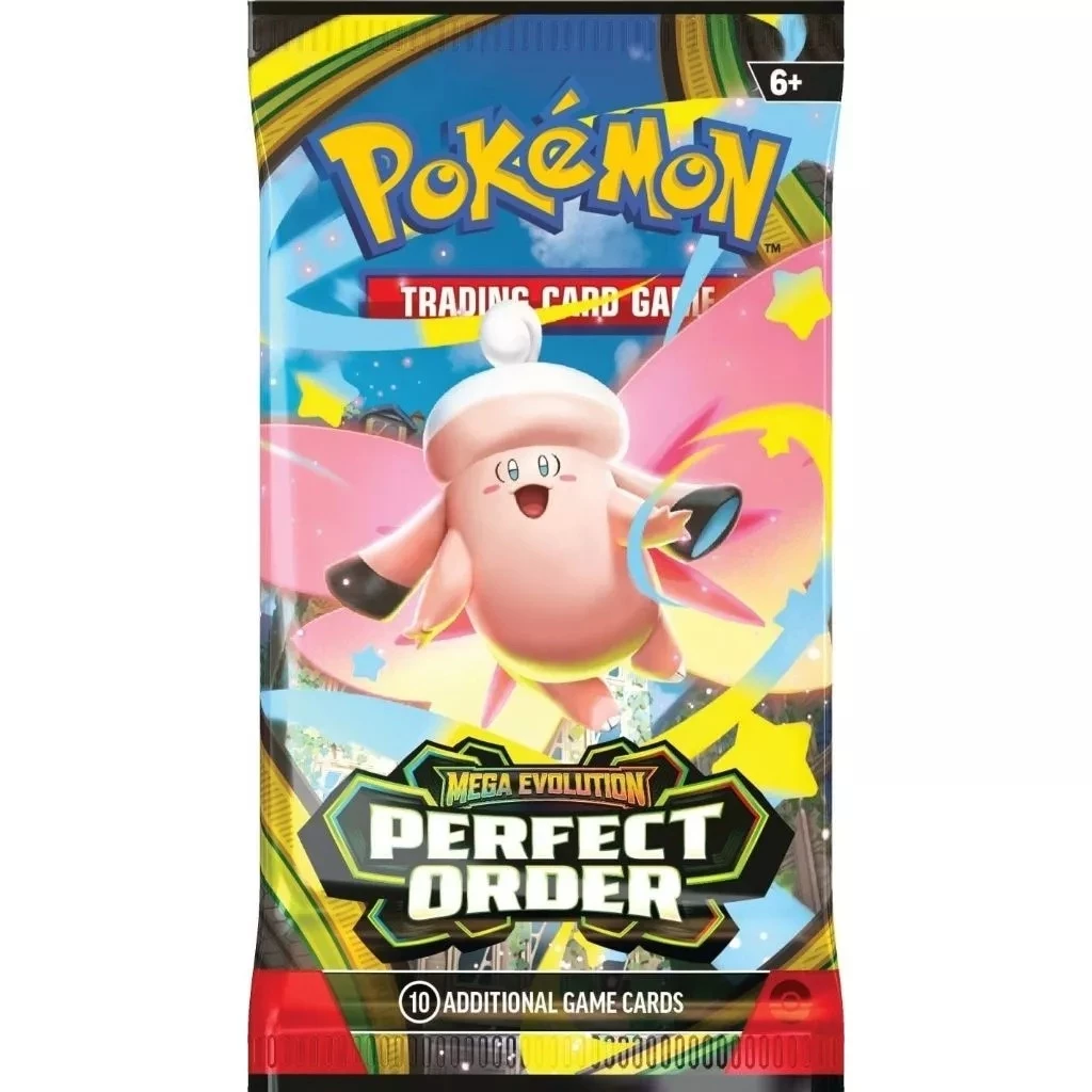 โปเกมอน Mega Evolution Perfect Order ซองสุ่มการ์ด Pokémon ลุ้นการ์ดฟอยล์หายาก สำหรับนักสะสม พร้อมจัดส่งไ thumbnail 4