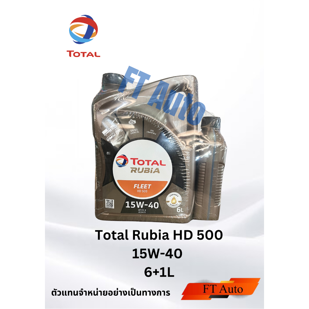 นํ้ามันเครื่อง Shell Rimula R4 X SAE 15W-40 ขนาด 7ลิตร (6L+1L)