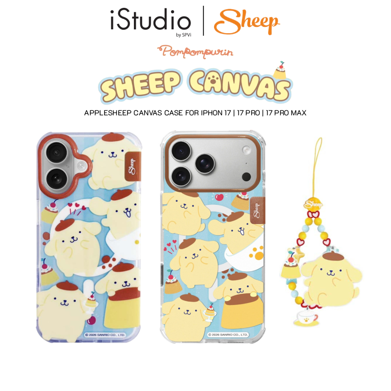 AppleSheep Canvas Phone Case - Pompompurin Collection เคสสำหรับ iPhone 17 | 17 Pro | 17 Pro Max