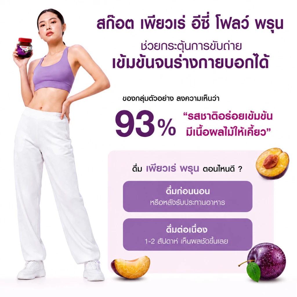 Scotch สก๊อต เพียวเร่ พรุนสกัดเข้มข้นสูตรใหม่เพิ่มยังเบอร์รี่ 40 มล. (แพ็ก 12 ขวด) จำนวน 1 แพ็ก (กระตุ้นการขับถ่าย) thumbnail 3