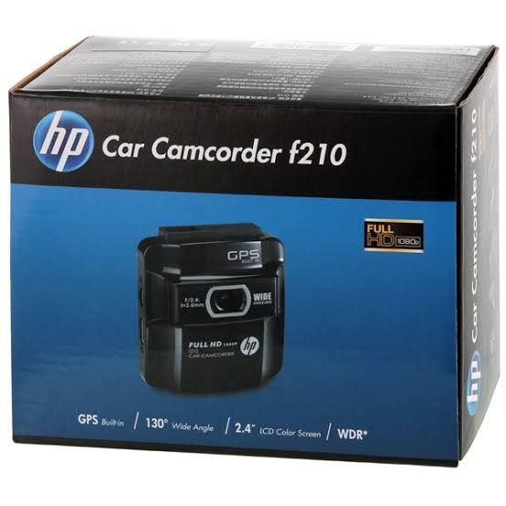 HP Car Camcorder f210 – กล้องติดรถยนต์ Full HD พร้อม GPS