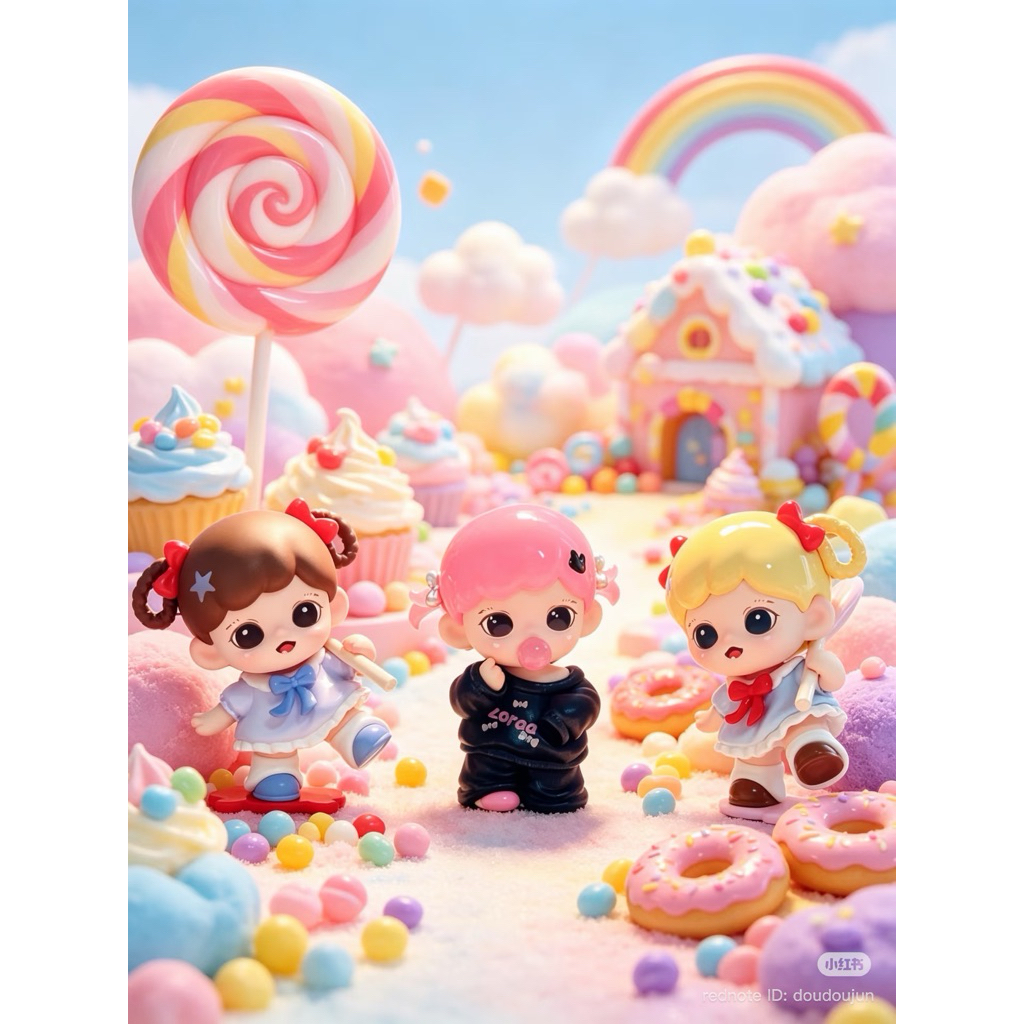✨🌈(แบบจุ่ม)BABY ZORAA Candy Play House