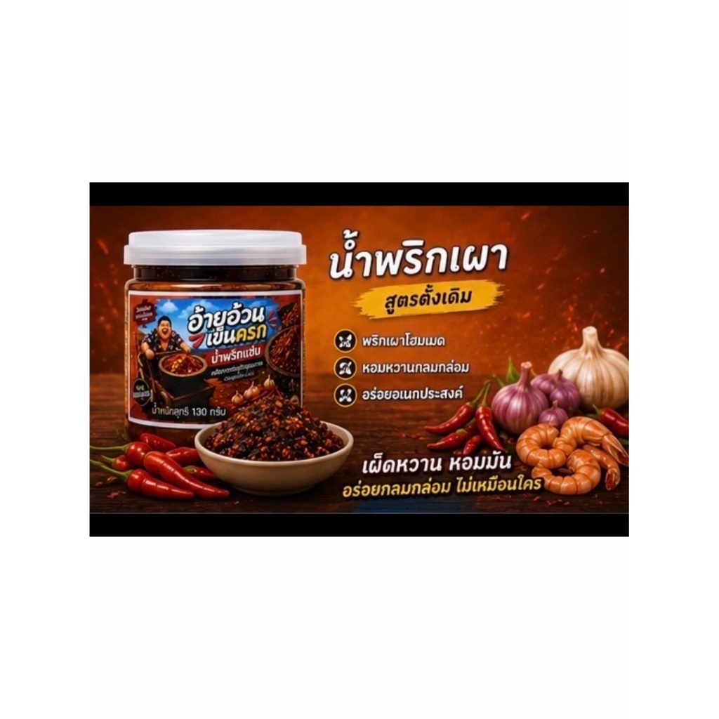 น้ำพริกเผา สูตรดั้งเดิม