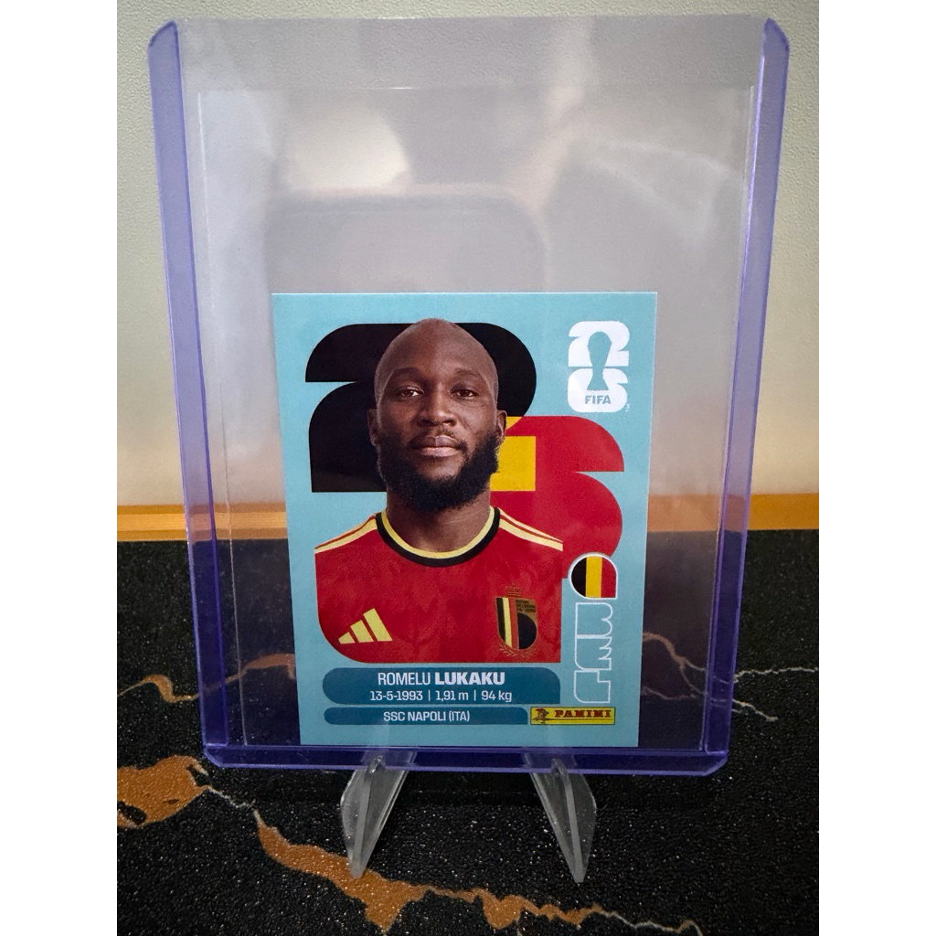 🔥 [ขาย] การ์ดสติกเกอร์สะสมฟุตบอลระดับตำนาน! 🔥 Romelu Lukaku - Panini FIFA