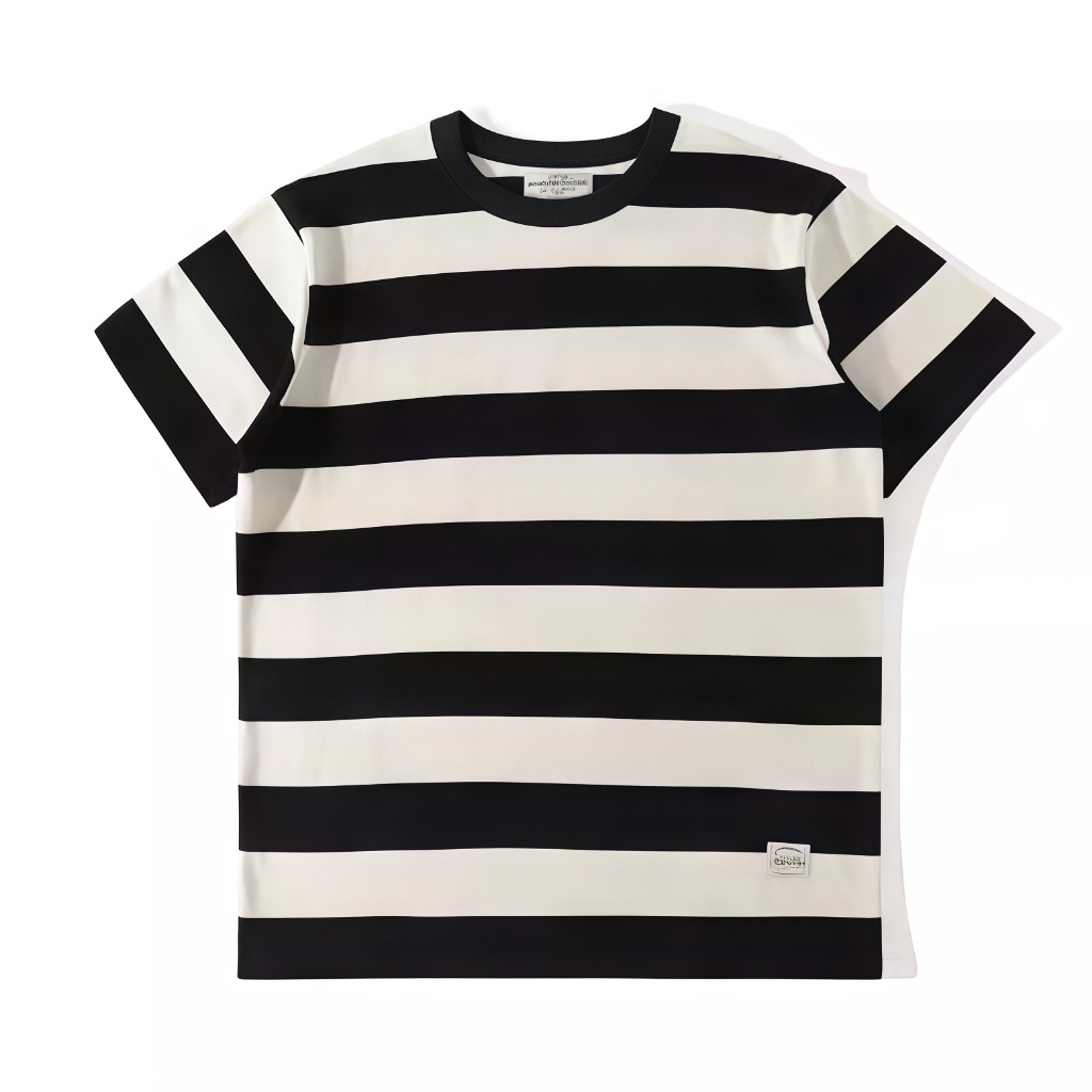 OVERSIZE ลายขวาง สีใหม่ สี เสื้อยืดที่ใส่แล้วดูดี ดูหล่อเท่ห์ สไตล์เกาหลี