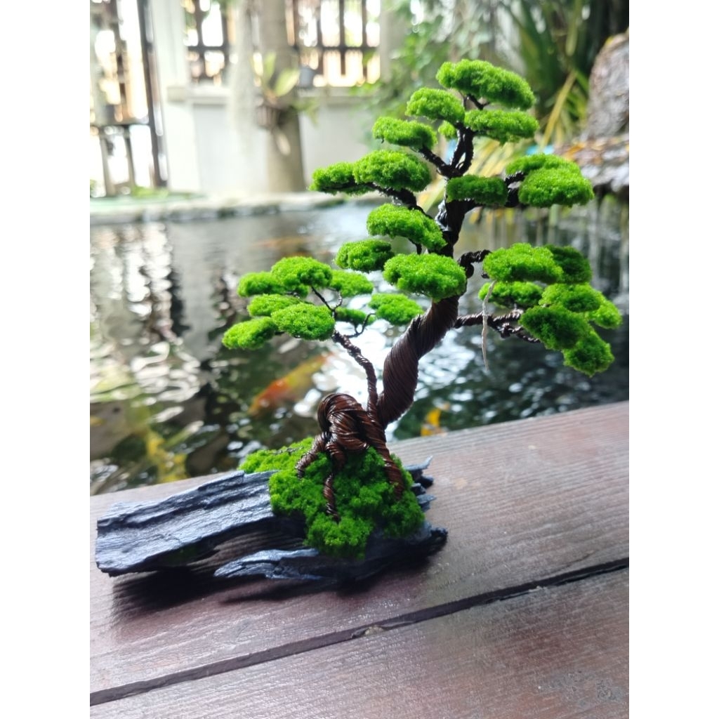 🌲🌲ต้นไม้ประดิษฐ์ ทรงบอนไซ สำหรับตกแต่งบ้าน🌲🌲