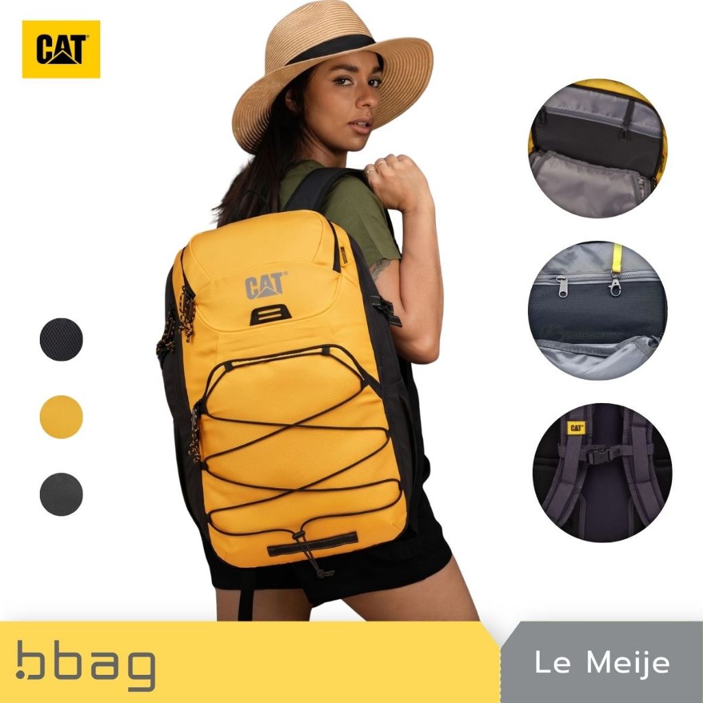 Caterpillar กระเป๋าเป้สะพายหลัง เดินป่า รุ่น Le Meije (84879) 40 ลิตร กันน้ำ เบาพิเศษ ช่องเยอะ 6 ช่อง