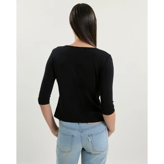 AMR DE SAISON ( AIMER ) - AMR Cotton Spandex Three-Quarter Sleeve T-Shirt
