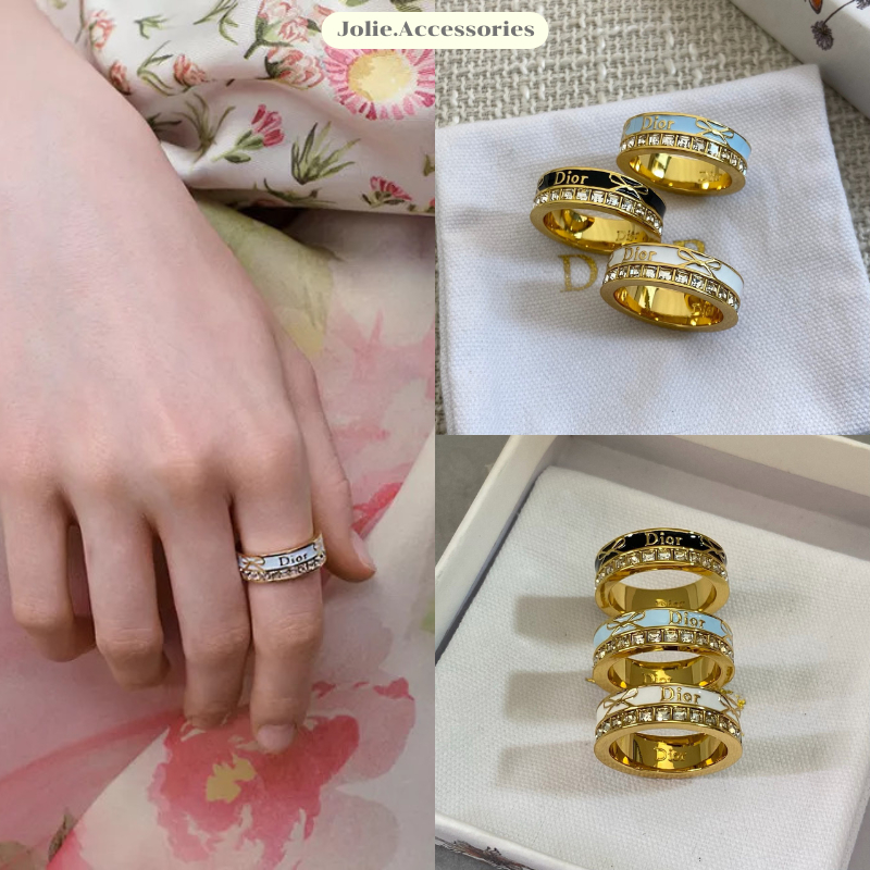 (D258) แหวน D  [มาใหม่ชนช้อป!] สวยตาแตก ดีเทลน่ารัก สวยตรงปก 100% ไม่ต้องลุ้น♡