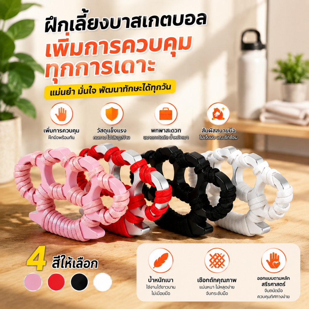 Portable 4-Finger Knuckle Guard with Paracord Wrap, Emergency Escape Window Breaker Personal Self De