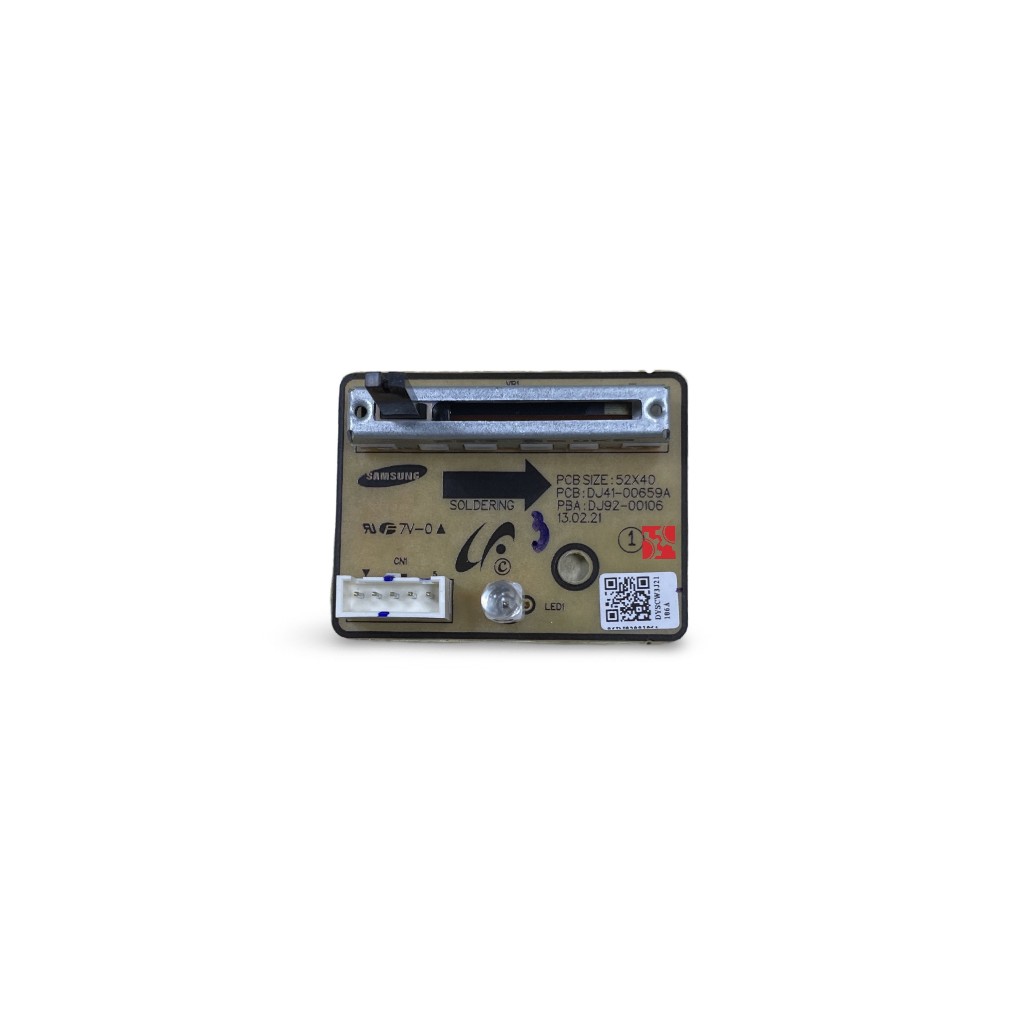 Samsung แผงวงจรเครื่องดูดฝุ่น(PCB) สำหรับจอแสดงผล Samsung DJ92-00106A/ASSY PCB DISPLAY;HW,DISPLAY,ADAGIO,52X40