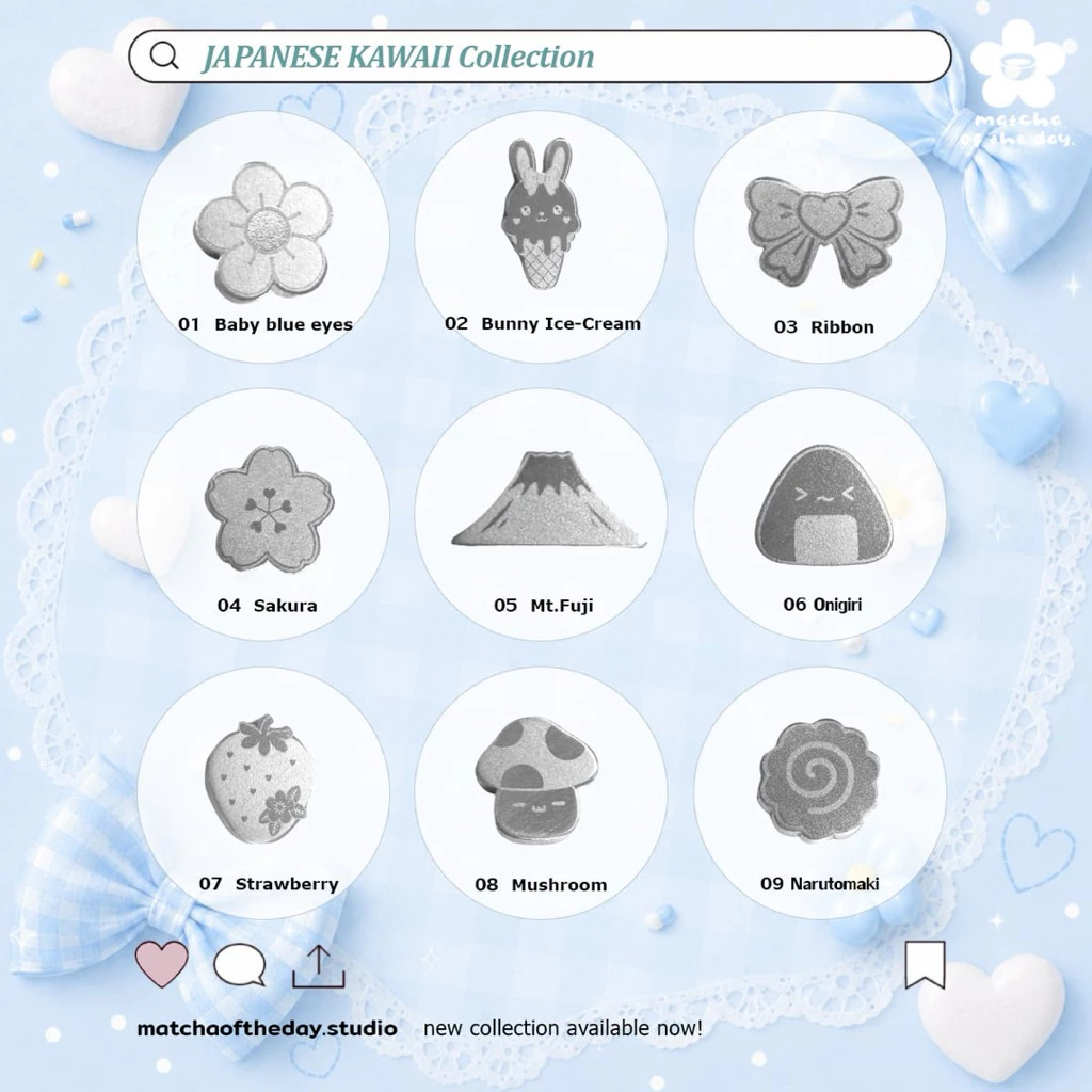 ลูกร่อนผงมัทฉะ ✿ JAPANESE KAWAII Collection ｡𖦹°‧🍙