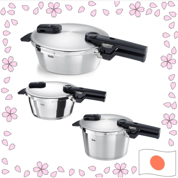 Fissler Vitaquick หม้อแรงดัน ของแท้ / สเตนเลสขัดเงา【ส่งตรงจากญี่ปุ่น】