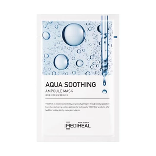 MEDIHEAL Aqua Soothing Ampoule Mask 25ml/1Sheet เมดิฮีล อควา ซูทติ้ง แอมพูล มาสก์