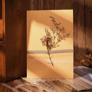 พร้อมส่ง| DIY สติ๊กเกอร์ 30-40 ชิ้น ลายแถบลูกไม้ ดอกไม้ ชายลูกไม้ วินเทจ Vintage Flower Bud Dream Veil Lace PET Sticker