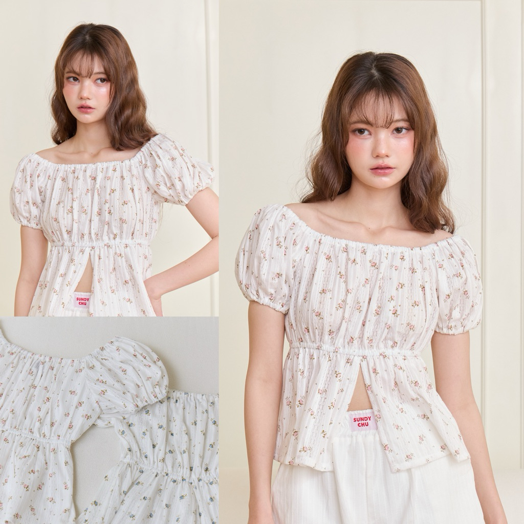 Bonnie top - เสื้อแขนตุ๊กตา