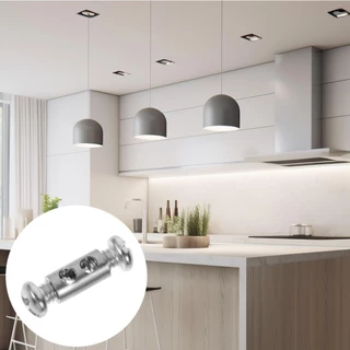 4 ชิ้น ตัวล็อคสลิงแสตนเลสเกรด 304 อุปกรณ์ล็อคสายลวดสลิง แคลมป์สกรูเชยแบบปรับได้ หัวล็อคยึดลวดสลิง ตัวยึดสําหรับสายเหล็ก