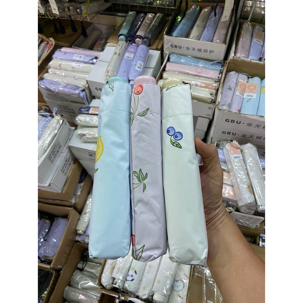 ‼️ SALE ‼️ 1 แถม 1 ร่มญี่ปุ่น Gbu 🇯🇵 พับ 3 ตอน พาสเทล ด้ามจับกลมน้ำหนักเบาอย่างดี⛈กันแดด 100%🌞