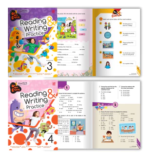 PelangiThai หนังสือเรียนระดับประถม Go Get English Reading & Writing Practice