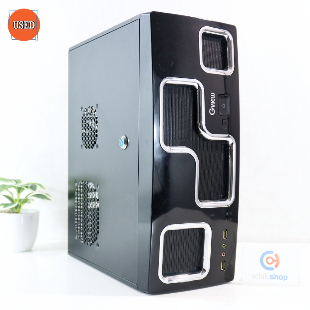 CASE (เคสเปล่า) GVIEW GAME (BLACK-SILVER) P08404