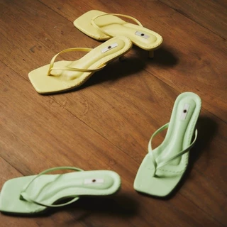 ALEXA KITTEN HEEL SANDALS