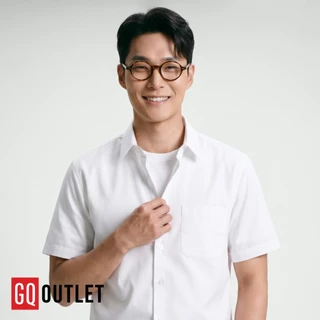 GQ Everyday Men Shirt เสื้อเชิ้ตแขนสั้นและยาวผู้ชายสีพื้น ใส่สบาย คล่องตัว