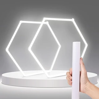 โคมไฟเพดานรังผึ้ง LED อเนกประสงค์ ความสว่างสูง 6500K ป้องกันน้ำฝุ่น IP65 เหมาะฟิตเนส สตูดิโอ ร้านซ่อมรถ