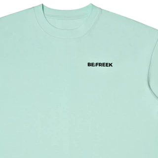 BE;FREEK เสื้อยืดเบสิคสกรีนโลโก้ BE;FREEK ทรง ORIGINAL สีเขียวมิ้น BE;FREEK BASIC ORIGINAL MINT LOGO T-SHIRT