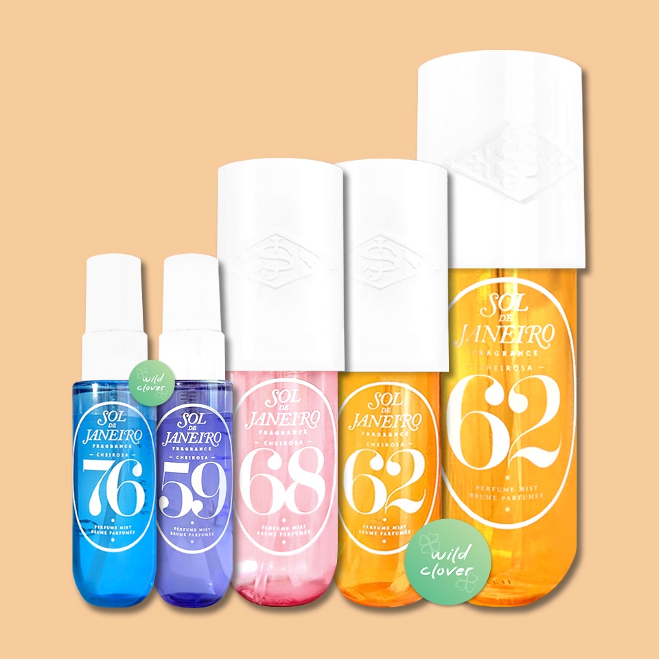 🍀 SOL DE JANEIRO : แท้ฉลากไทย perfume mist cheirosa 59 62 68 76 : 30ml,90ml,240ml