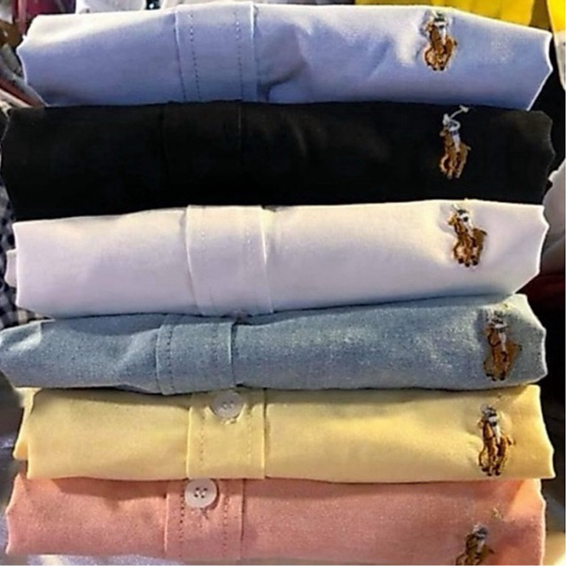 เสื้อเชิ้ตแขนยาว ผ้าOxford ปักม้าเล็กสี ทรงตรงใส่ได้ทั้งชายหญิง สินค้าตรงตามรูปแน่นอน ไม่แน่ใจไซร์ทักสอบถามได้คับ