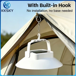 KKSKY ไฟโซล่าเซลล์ 880000W UFO สปอตไลท์พกพาโซล่าเซลล์USB ไฟฉุกเฉินในบ้านกันน้ำ สว่างมาก ไฟไฟพกพาอเนกประสง