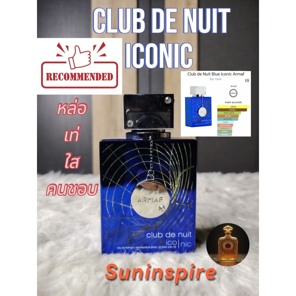 น้ำ​หอม​แบ่ง​ขาย Club De Nuit CDN ICONIC น้ำหอมสายสดชื่น น้ำหอม Bleu กลิ่นสะอาด​ ใช้งาน​ง่าย​ครอบ​จักรวาล​