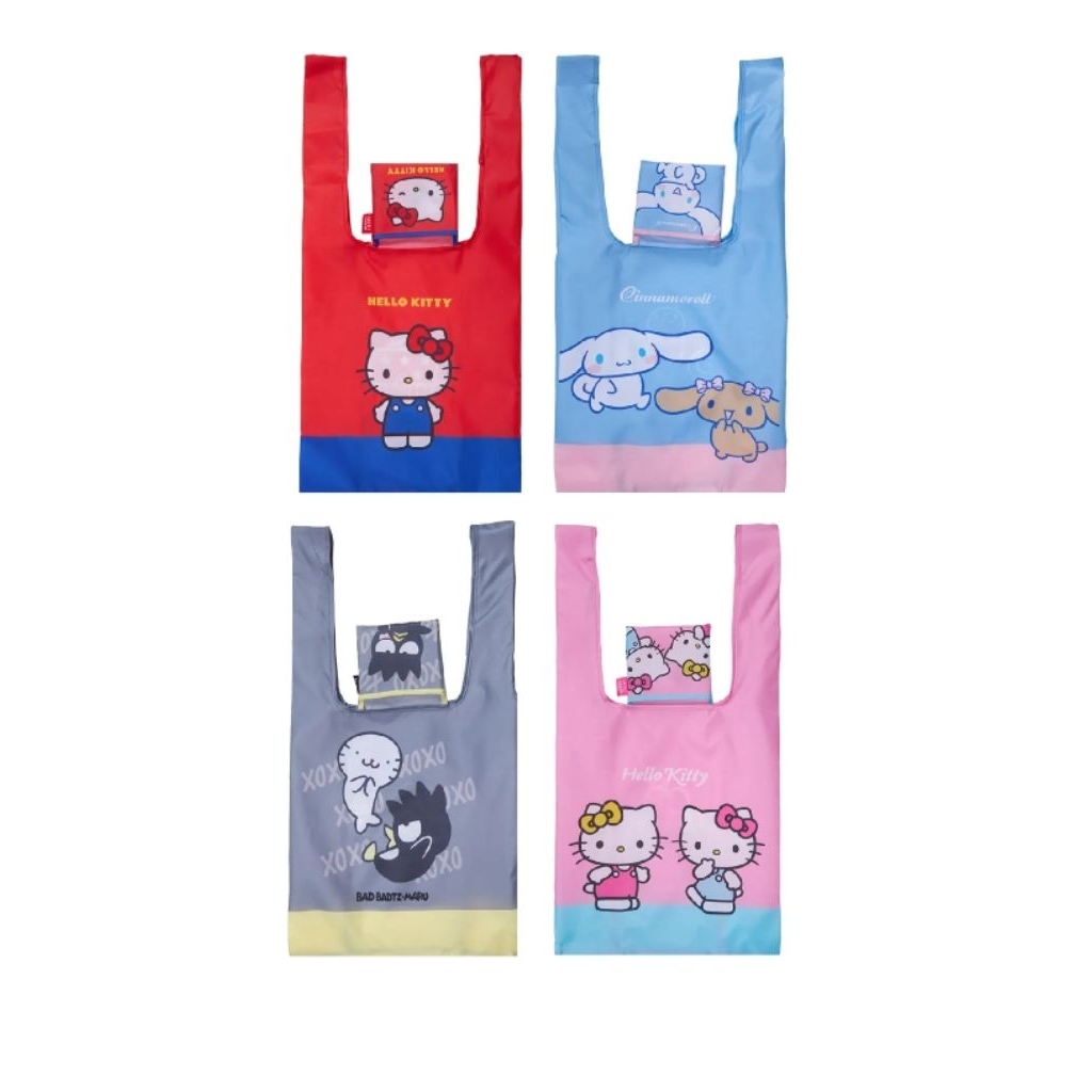 MINI MONOกระเป๋าช้อปปิ้ง แบบพับได้ ลาย Sanrio