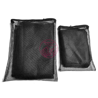ถุงตาข่าย ซิปล็อค ใส่วัสดุกรองตู้ปลา AQUARIUM Filter Media Bag (ซิปล็อค) ถุงตาข่ายสำหรับใส่วัสดุกรอง