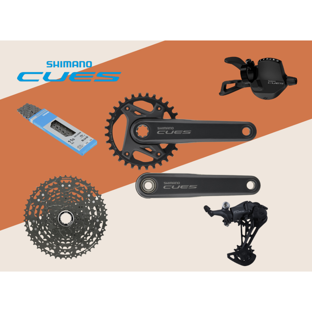 ชุดเกียร์ GROUPSET SHIMANO CUES 1X11 SPEED แบบจานใบเดียว ประกันศูนย์ไทย