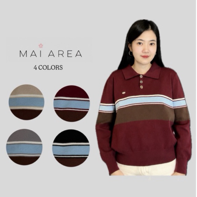 ✿MAI AREA✿ 130 เสื้อไหมพรมพรีเมี่ยมหนานุ่มแขนยาว