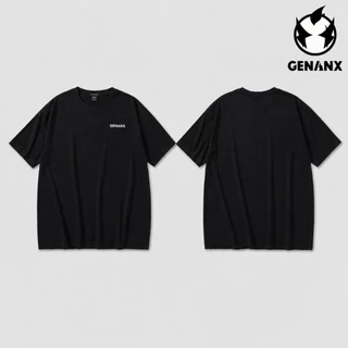 【GENANX】เสื้อยืดสำหรับผู้ชาย เสื้อยืดผ้าฝ้ายแท้ คอกลม สื้อคอกลม เสื้อยืด หลากสี