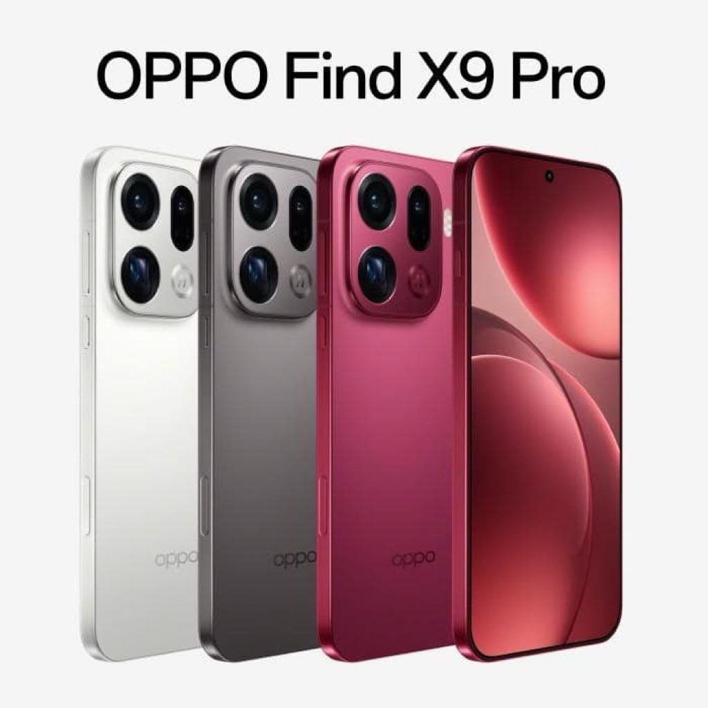 Oppo find X9 Pro(5G)แรม16รอม512 เครื่องใหม่เครื่องศูนย์ไทยแท้ ประกันศูนย์ตามล็อตการผลิต ผ่อนSplayleter/บัตรเครดิต0%