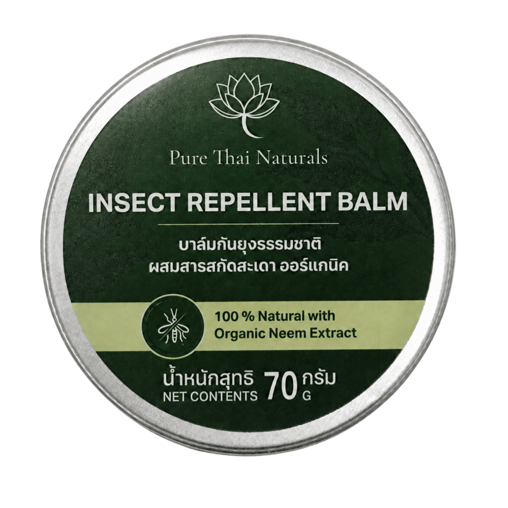 Organic/Bio l Pure Thai Naturals l Insect Repellent Balm ยากันยุงชนิดทา l Macrobiotic World Natural 