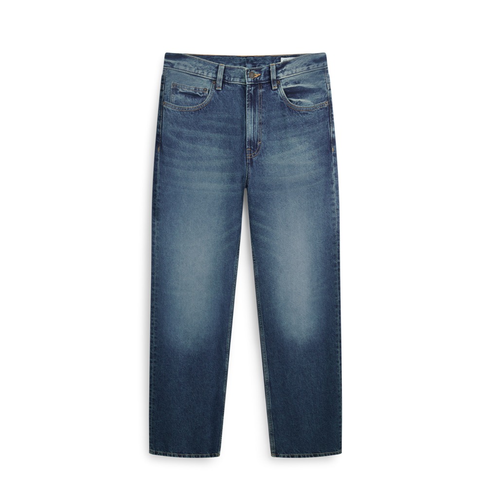 AIIZ (เอ ทู แซด) - AIIZ กางเกงยีนส์ผู้ชายขายาว ทรงขาตรง AIIZ Men's Denim Regular Fit