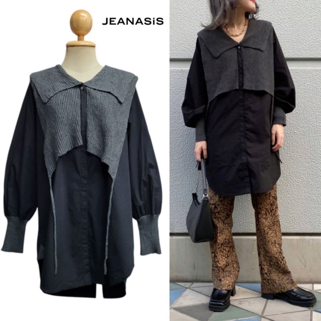 JEANASIS 7GBIG Color Knit DSH TOPSZ. F