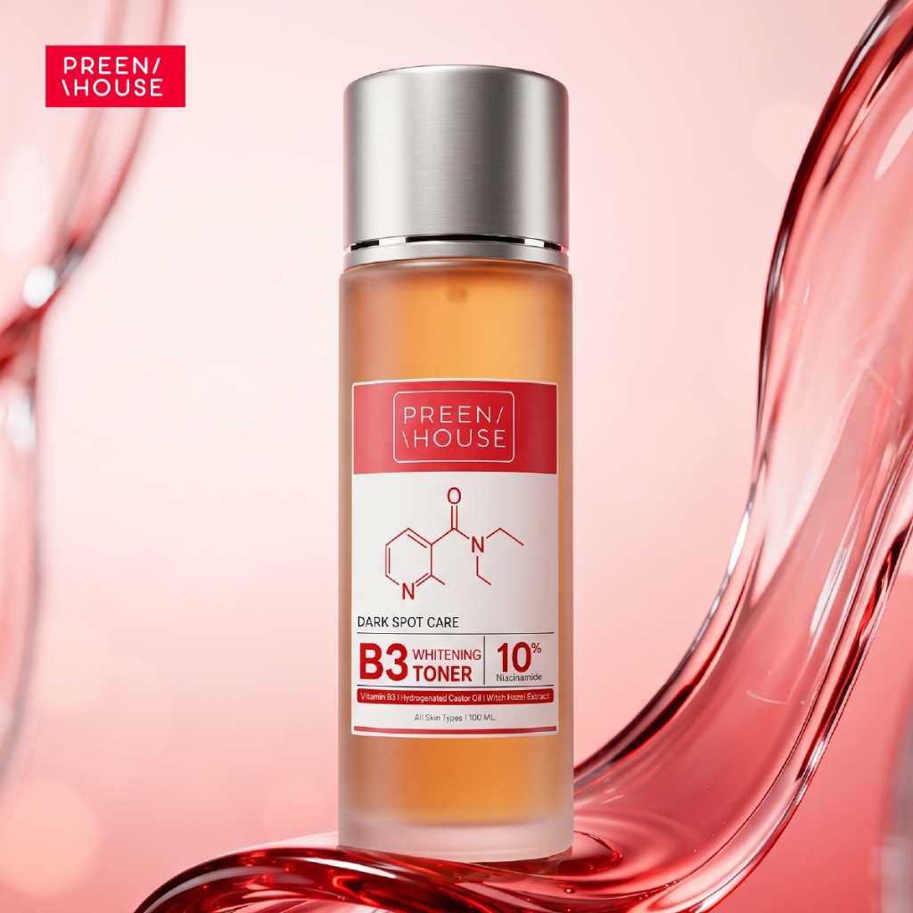 พรีนเฮ้าส์ โทนเนอร์เช็ดฝ้า กระ จุดด่างดำ  B3 WHITENING TONER