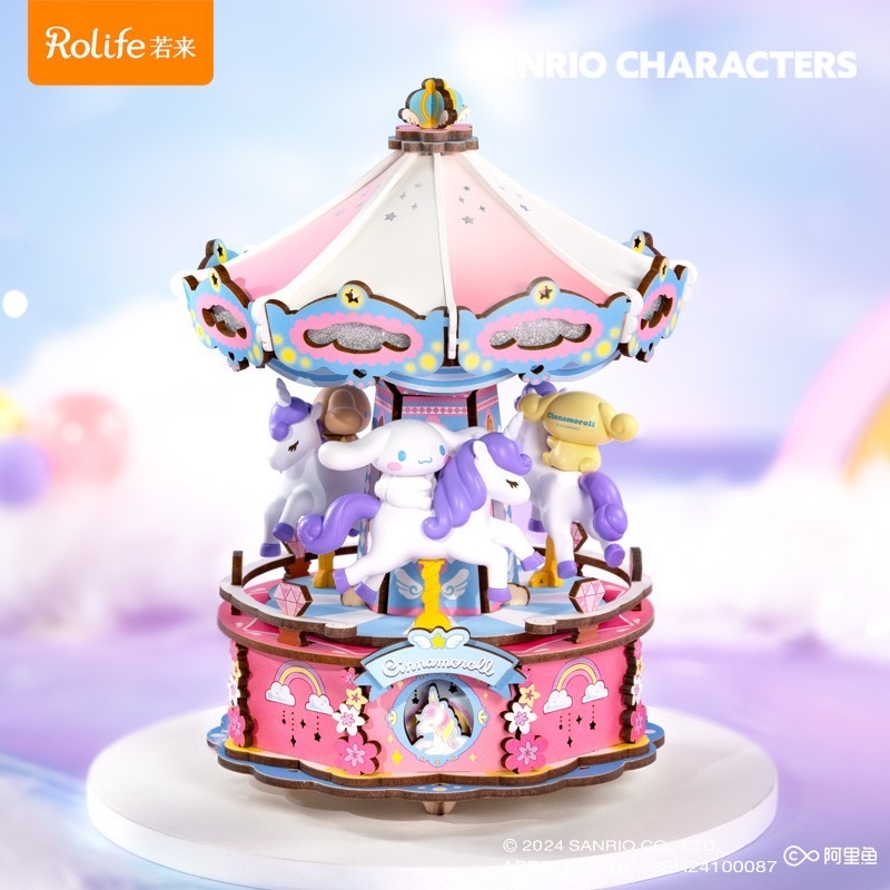 Rolife x Sanrio DIY Music Box - AME02 (CN Ver.) โมเดลบ้าน ประกอบง่าย บ้านตุ๊กตา | ของแต่งบ้าน ของเล่นศิลปะ DIY