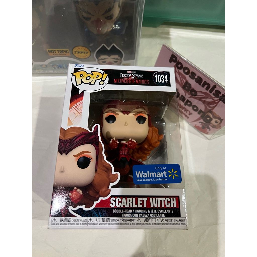 ✅พร้อมส่ง Funko Pop! Marvel Doctor Stranger in the Multiverse of Madness - Scarlet Witch No.1034 (Wa