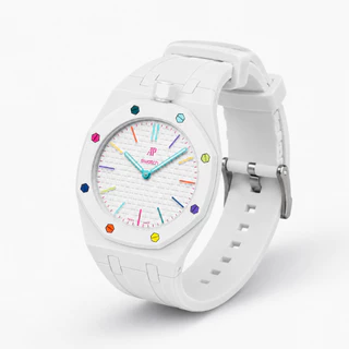 สายนาฬิกา PC + สายซิลิโคน AP X Swatch Royal Pop for AP Royal Pop ส่งจากไทย ( เฉพาะสาย )